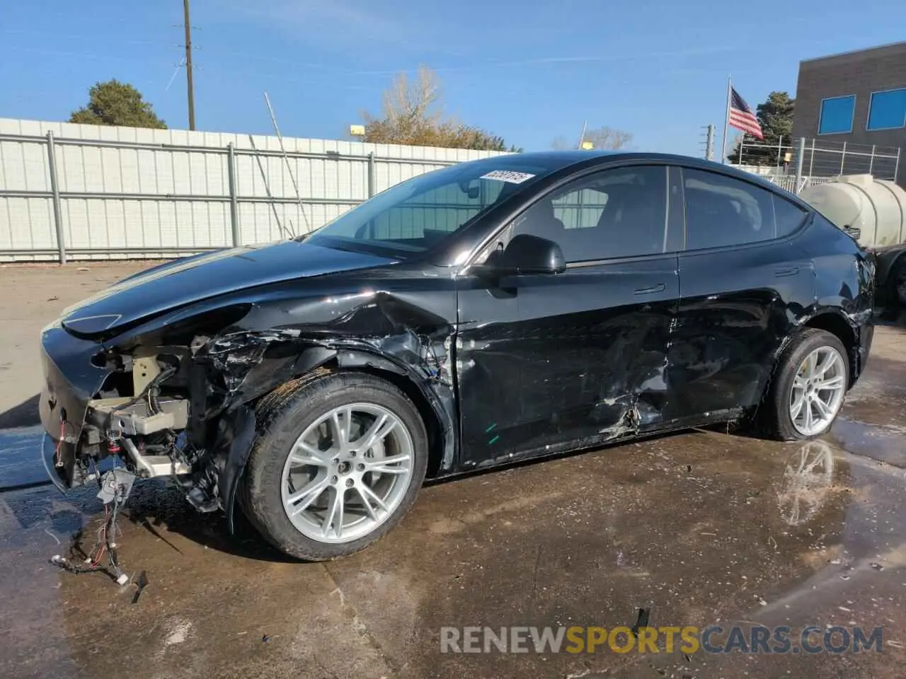 1 Photograph of a damaged car 7SAYGDEE5PF850358 TESLA MODEL Y 2023