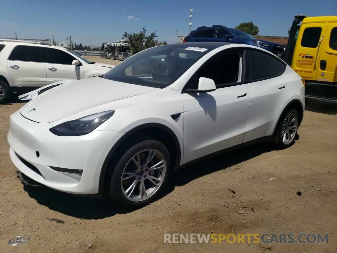 1 Photograph of a damaged car 7SAYGDEE5PF861196 TESLA MODEL Y 2023
