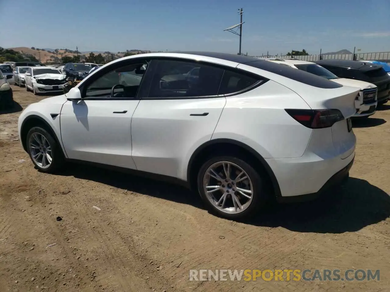 2 Photograph of a damaged car 7SAYGDEE5PF861196 TESLA MODEL Y 2023