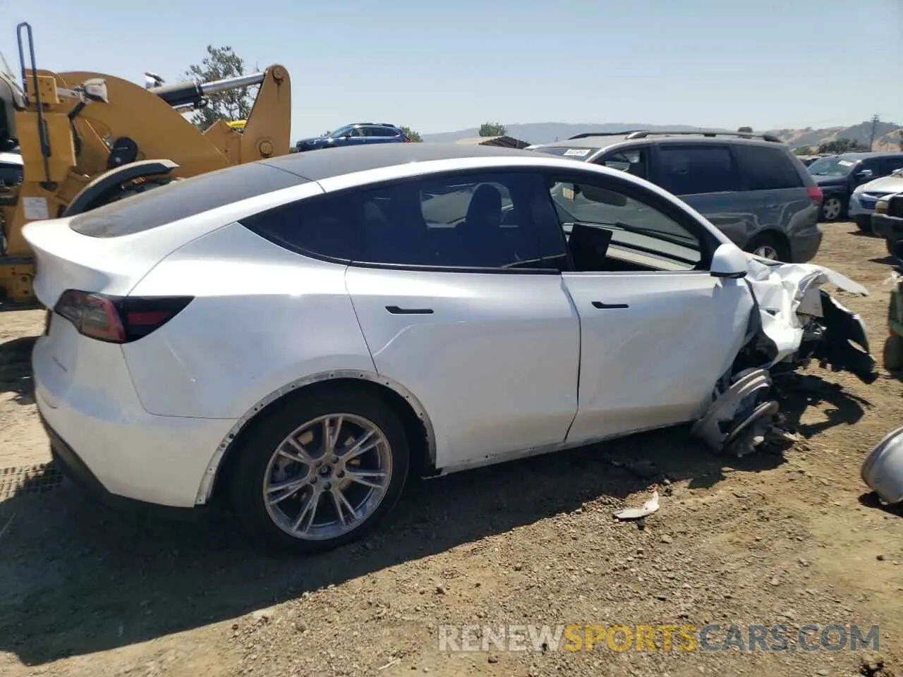 3 Photograph of a damaged car 7SAYGDEE5PF861196 TESLA MODEL Y 2023