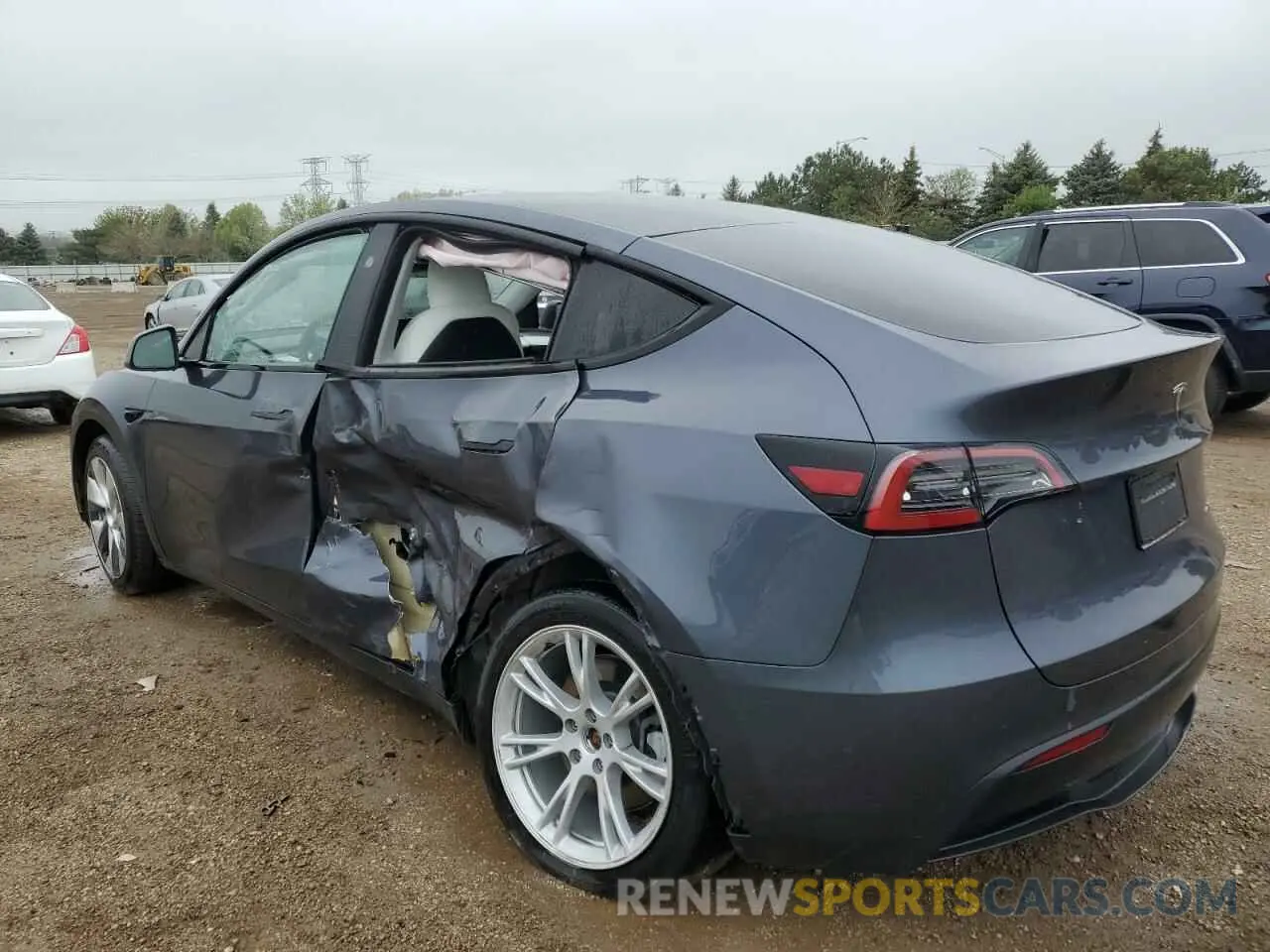 2 Photograph of a damaged car 7SAYGDEE5PF884364 TESLA MODEL Y 2023