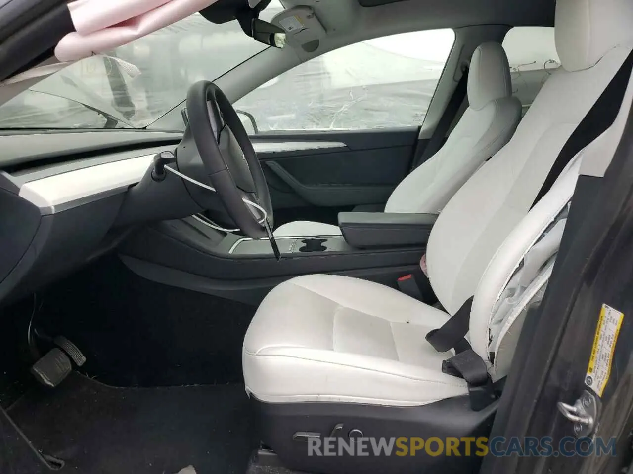 7 Photograph of a damaged car 7SAYGDEE5PF884364 TESLA MODEL Y 2023