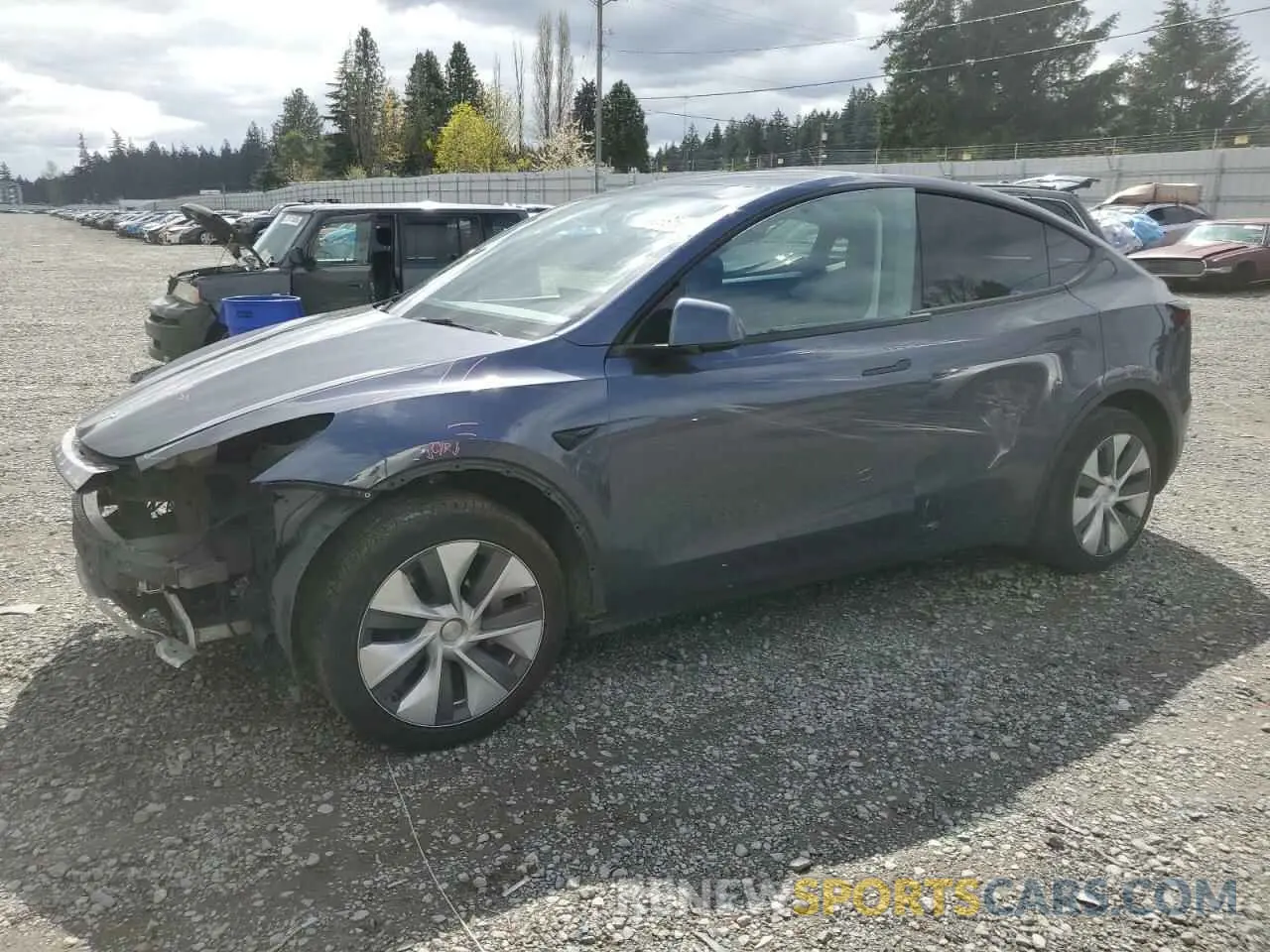 1 Photograph of a damaged car 7SAYGDEE5PF884462 TESLA MODEL Y 2023