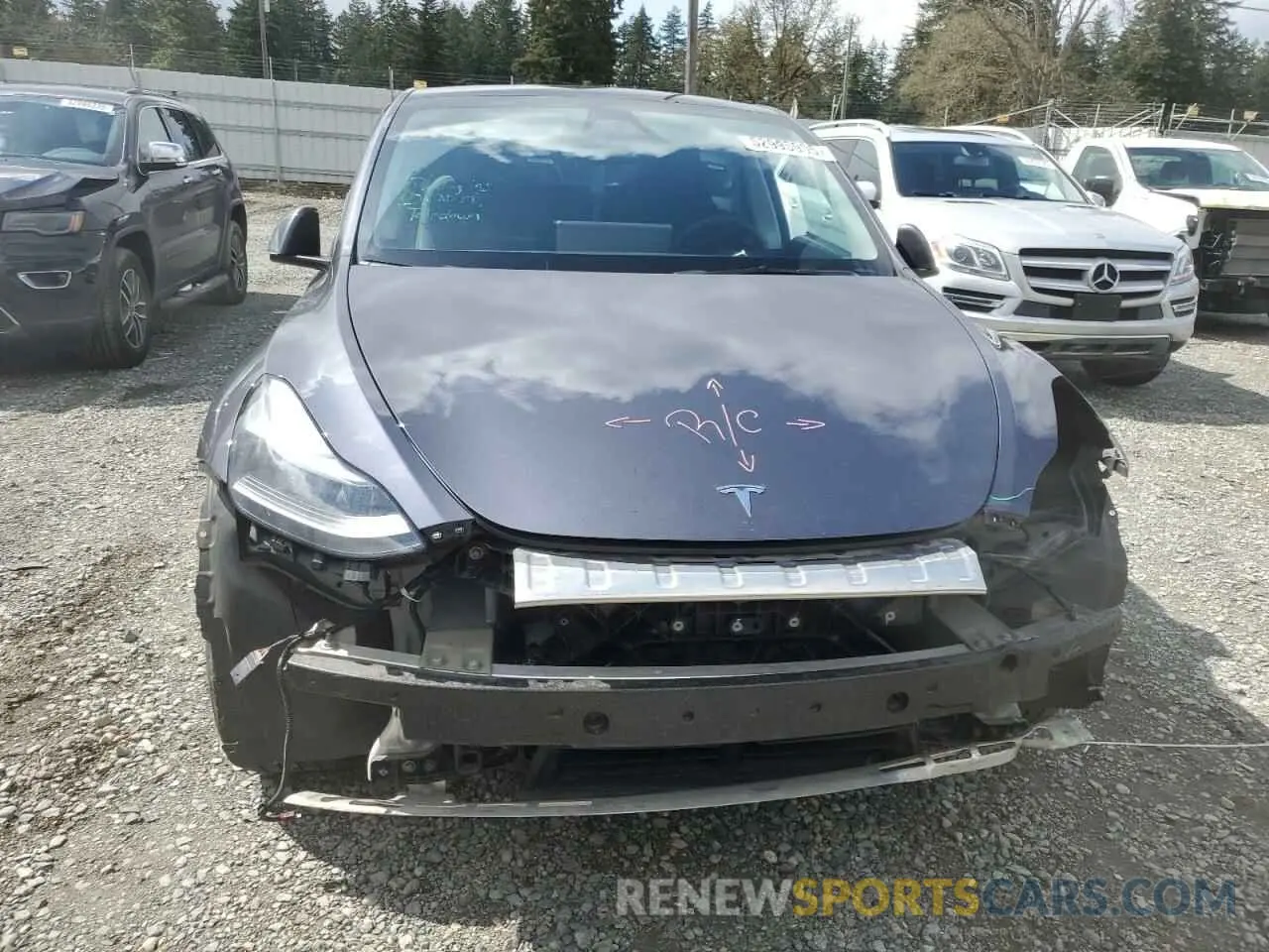 5 Photograph of a damaged car 7SAYGDEE5PF884462 TESLA MODEL Y 2023