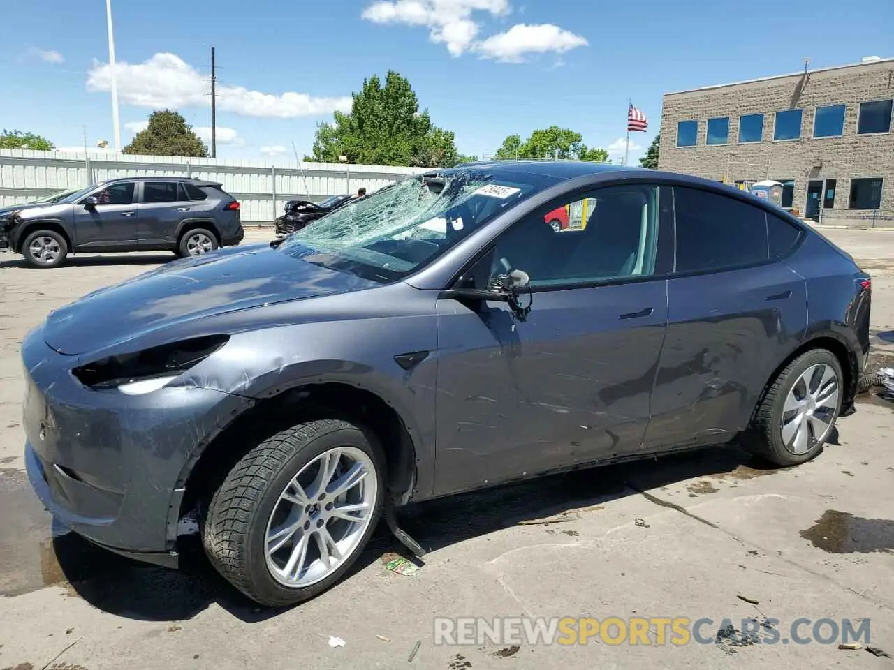 1 Photograph of a damaged car 7SAYGDEE5PF892335 TESLA MODEL Y 2023
