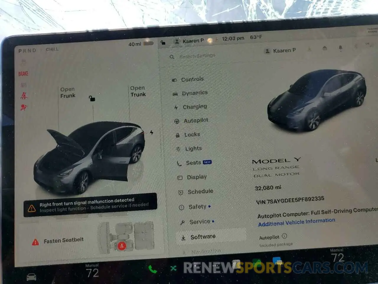 9 Photograph of a damaged car 7SAYGDEE5PF892335 TESLA MODEL Y 2023