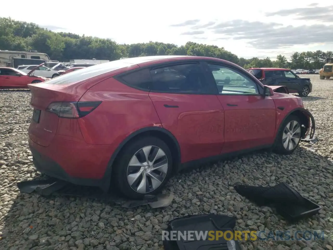 3 Photograph of a damaged car 7SAYGDEE5PF893114 TESLA MODEL Y 2023