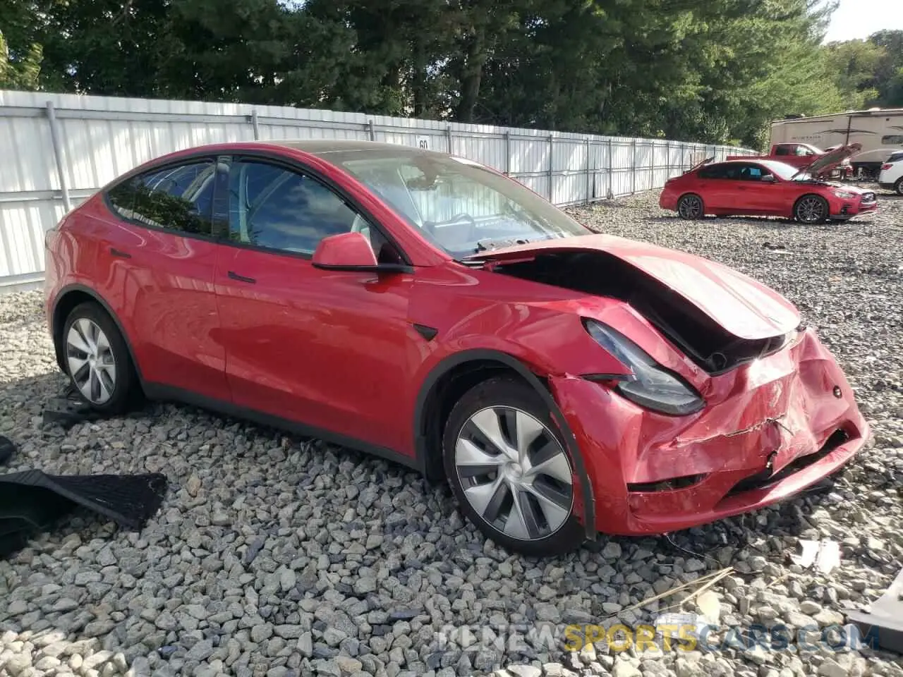 4 Photograph of a damaged car 7SAYGDEE5PF893114 TESLA MODEL Y 2023