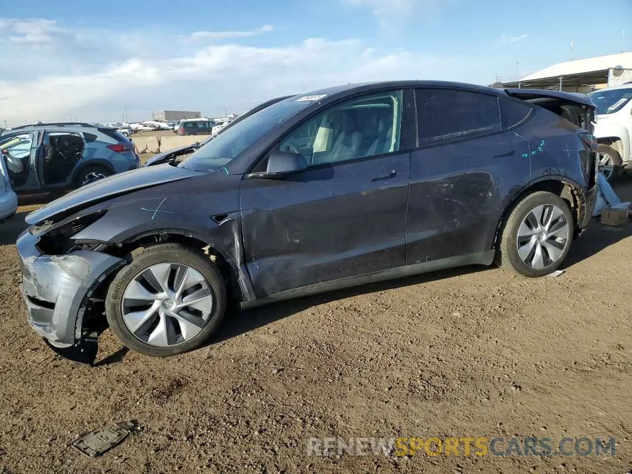 1 Photograph of a damaged car 7SAYGDEE5PF895459 TESLA MODEL Y 2023
