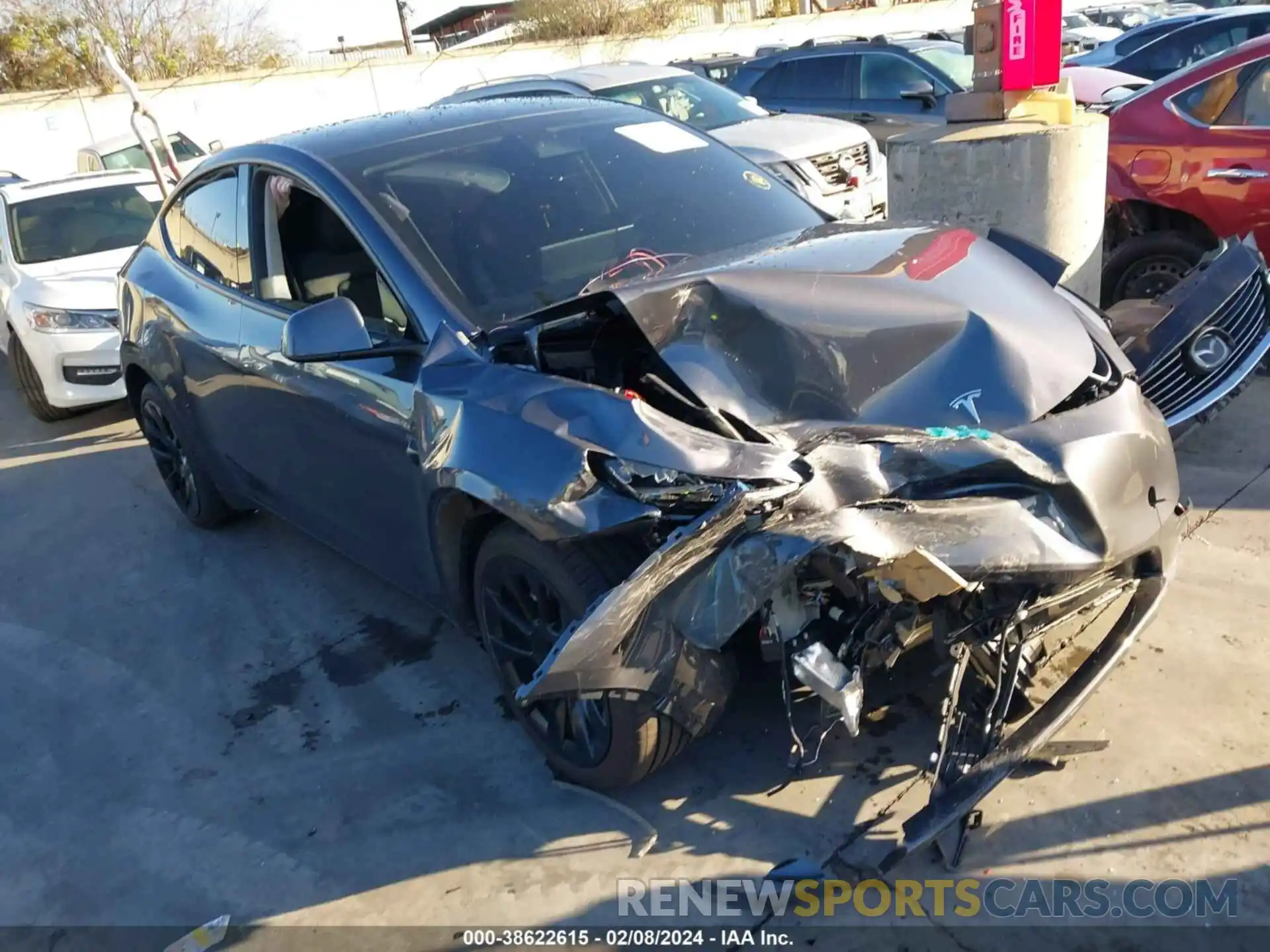 1 Photograph of a damaged car 7SAYGDEE5PF903365 TESLA MODEL Y 2023