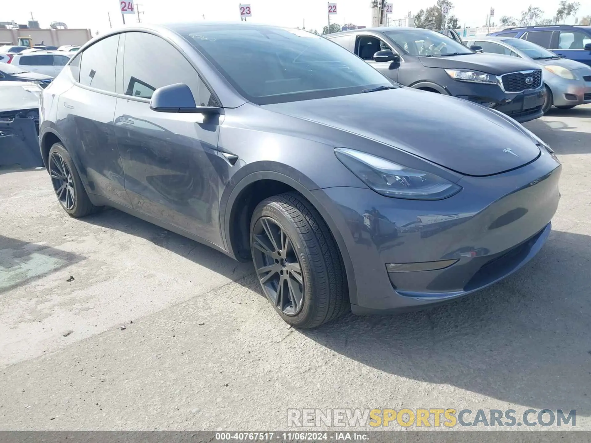 1 Photograph of a damaged car 7SAYGDEE5PF909067 TESLA MODEL Y 2023