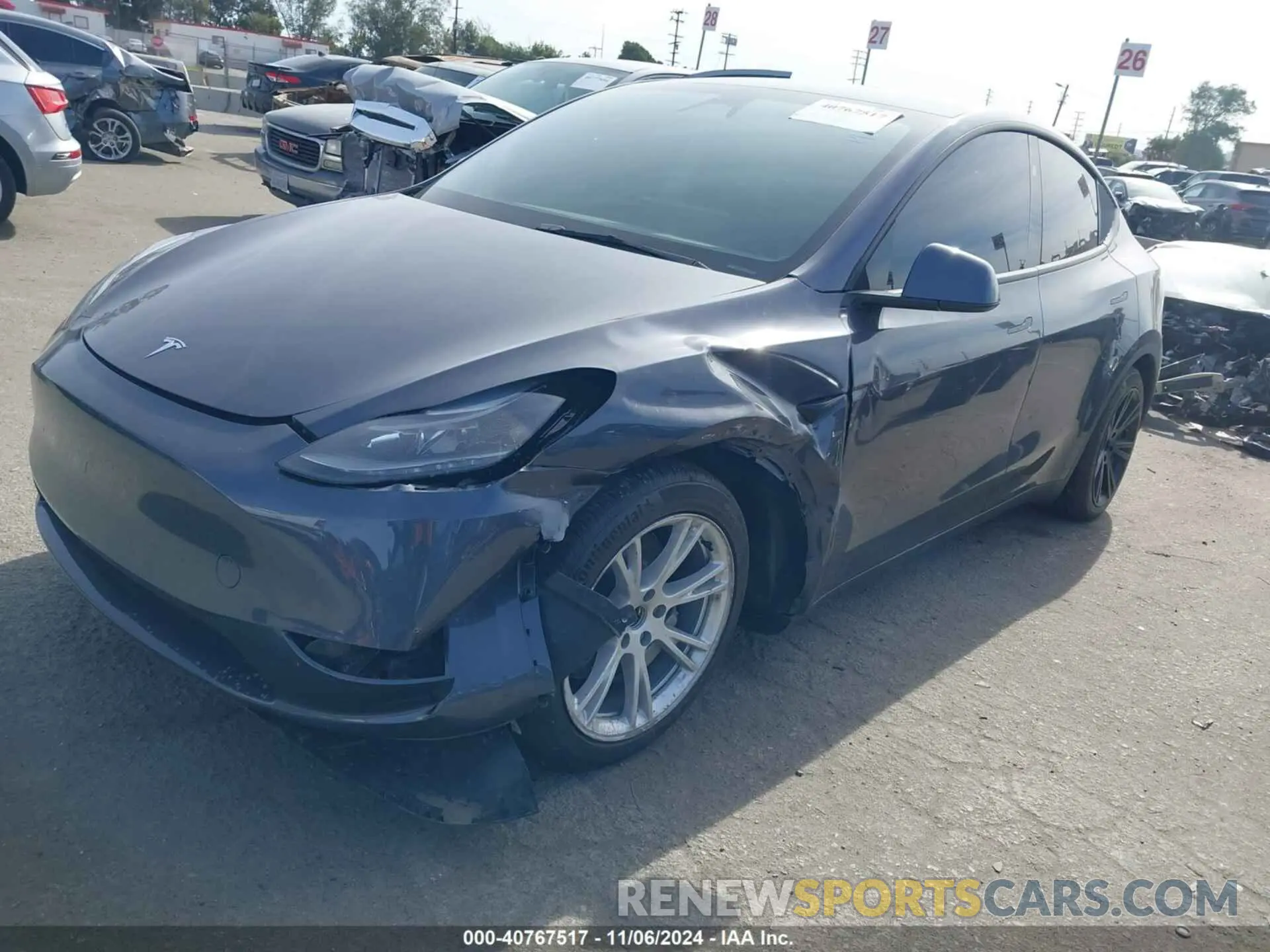 2 Photograph of a damaged car 7SAYGDEE5PF909067 TESLA MODEL Y 2023