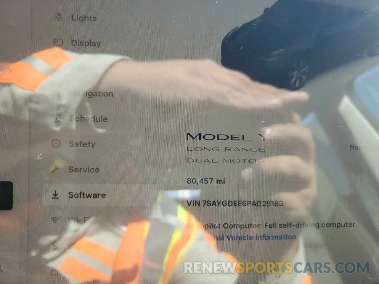 9 Photograph of a damaged car 7SAYGDEE6PA025183 TESLA MODEL Y 2023