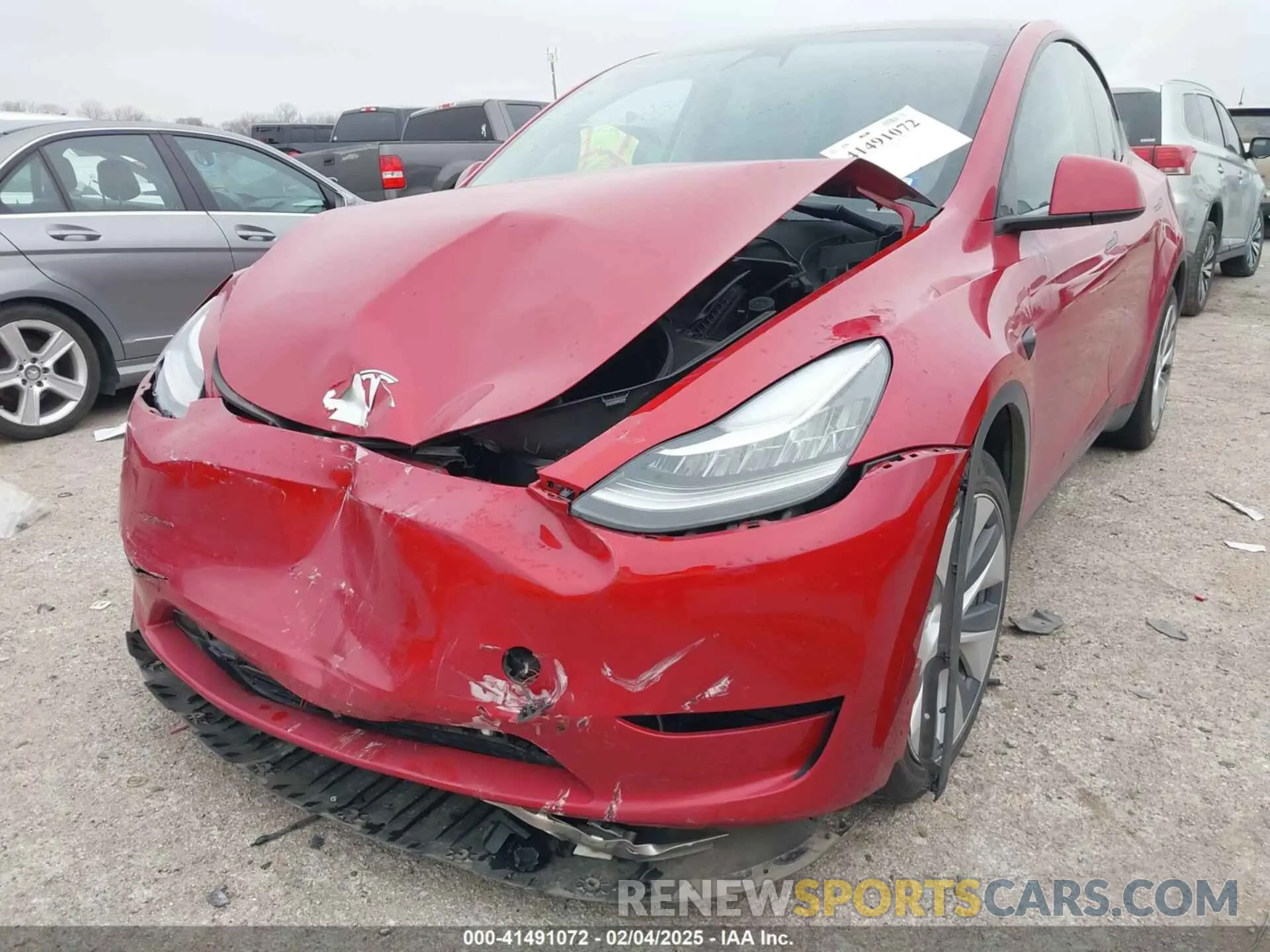6 Photograph of a damaged car 7SAYGDEE6PA027497 TESLA MODEL Y 2023
