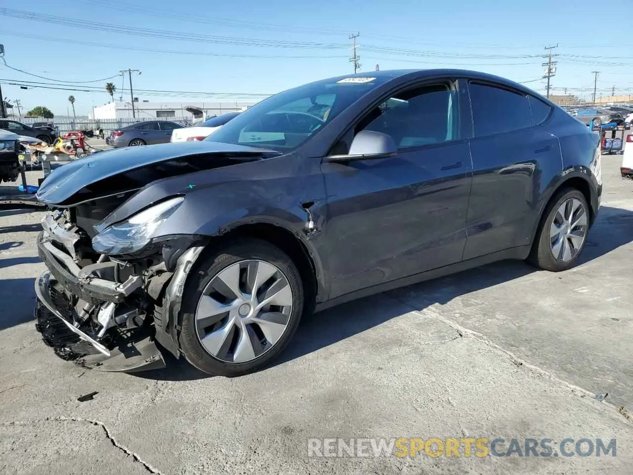 1 Photograph of a damaged car 7SAYGDEE6PA032862 TESLA MODEL Y 2023