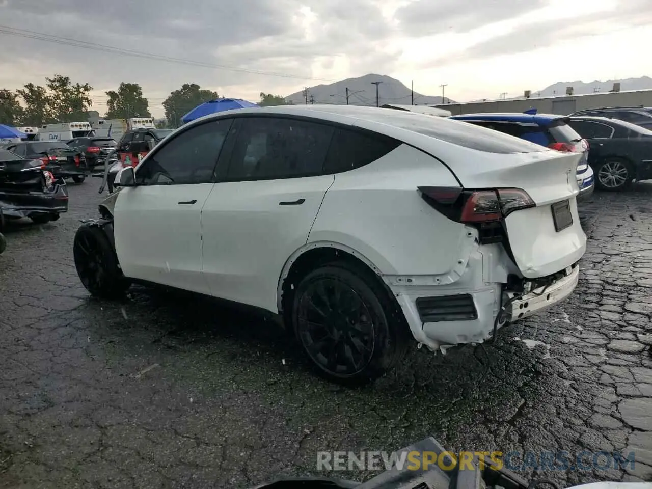2 Photograph of a damaged car 7SAYGDEE6PA036104 TESLA MODEL Y 2023