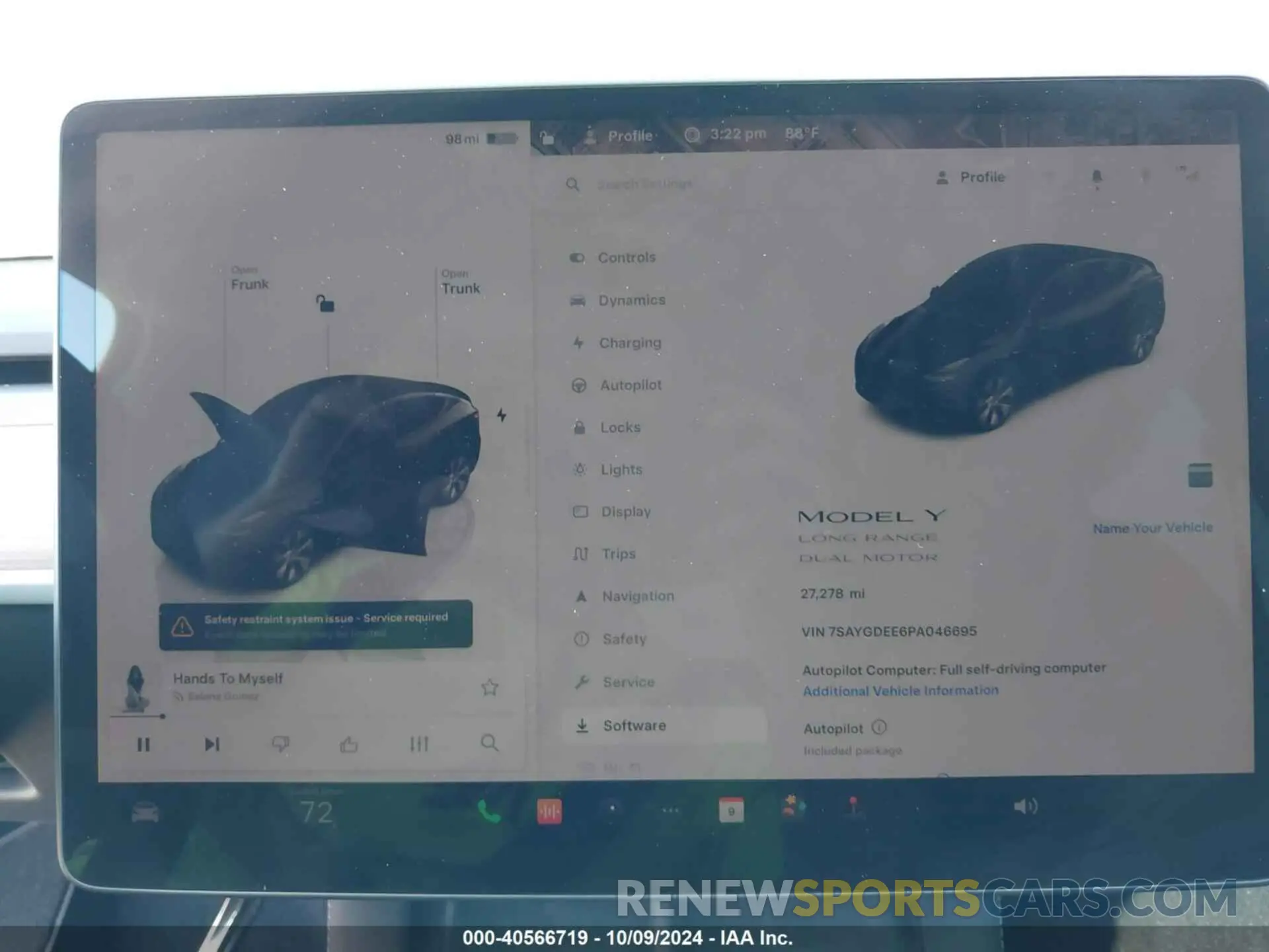 17 Photograph of a damaged car 7SAYGDEE6PA046695 TESLA MODEL Y 2023