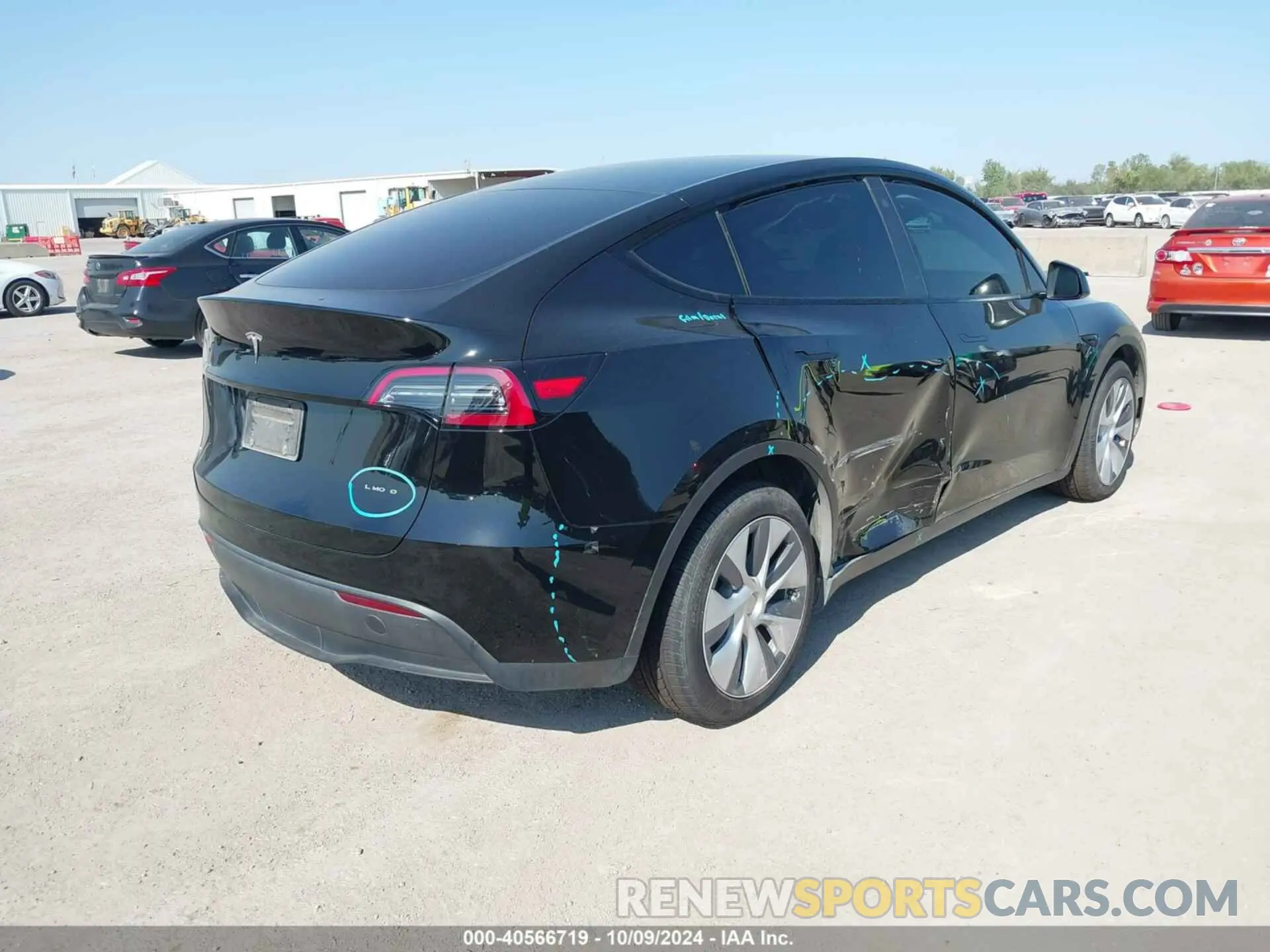 4 Photograph of a damaged car 7SAYGDEE6PA046695 TESLA MODEL Y 2023