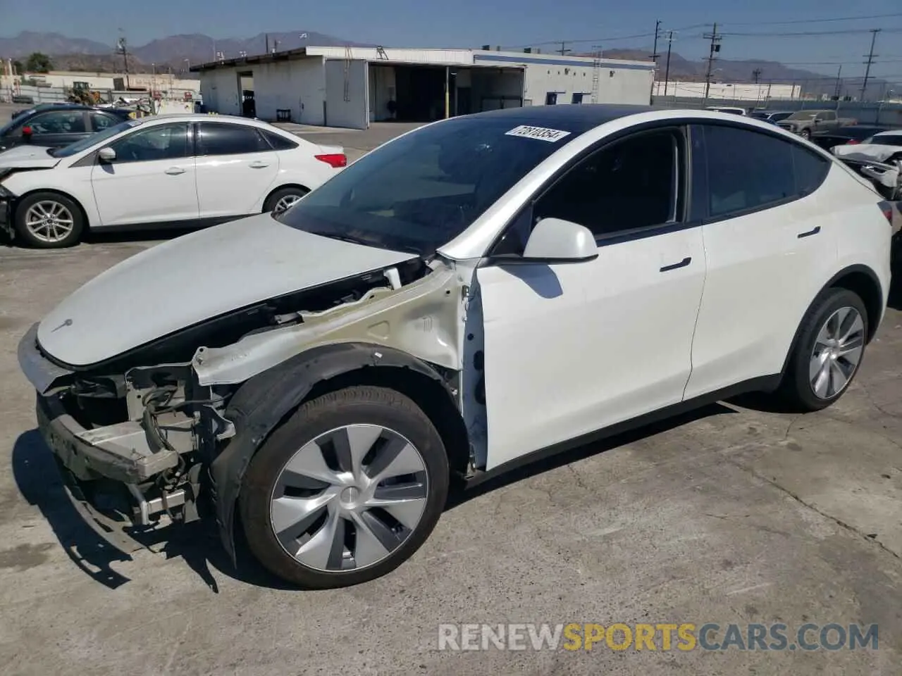 1 Photograph of a damaged car 7SAYGDEE6PA062833 TESLA MODEL Y 2023