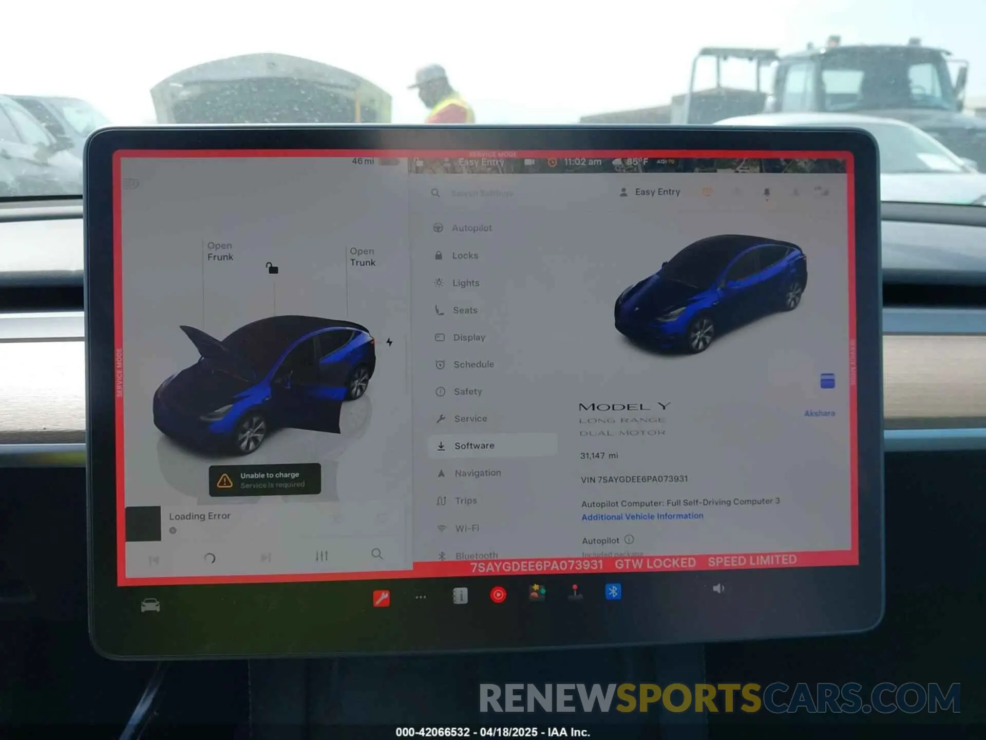 7 Photograph of a damaged car 7SAYGDEE6PA073931 TESLA MODEL Y 2023