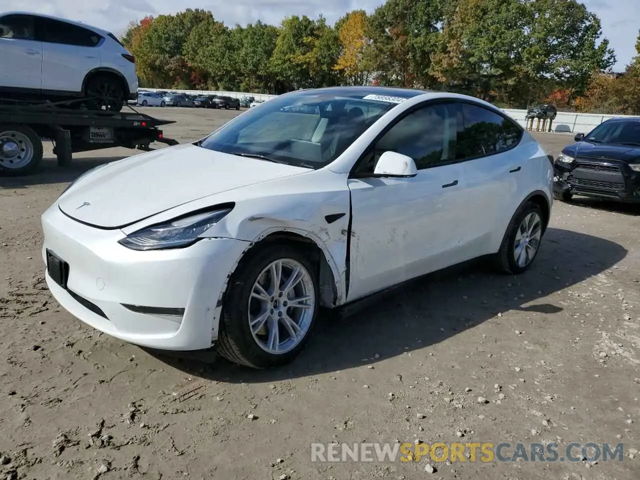 1 Photograph of a damaged car 7SAYGDEE6PA077249 TESLA MODEL Y 2023