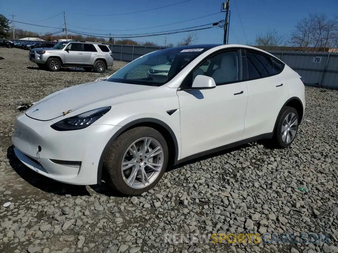 1 Photograph of a damaged car 7SAYGDEE6PA100058 TESLA MODEL Y 2023