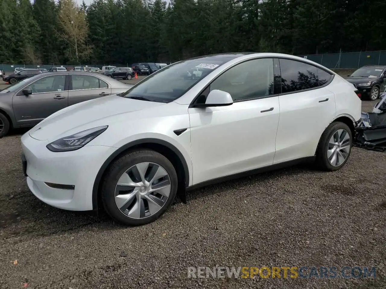 1 Photograph of a damaged car 7SAYGDEE6PA101291 TESLA MODEL Y 2023