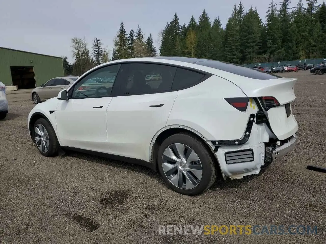 2 Photograph of a damaged car 7SAYGDEE6PA101291 TESLA MODEL Y 2023