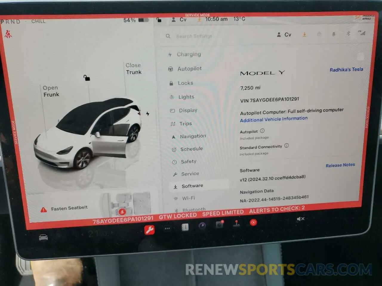 9 Photograph of a damaged car 7SAYGDEE6PA101291 TESLA MODEL Y 2023