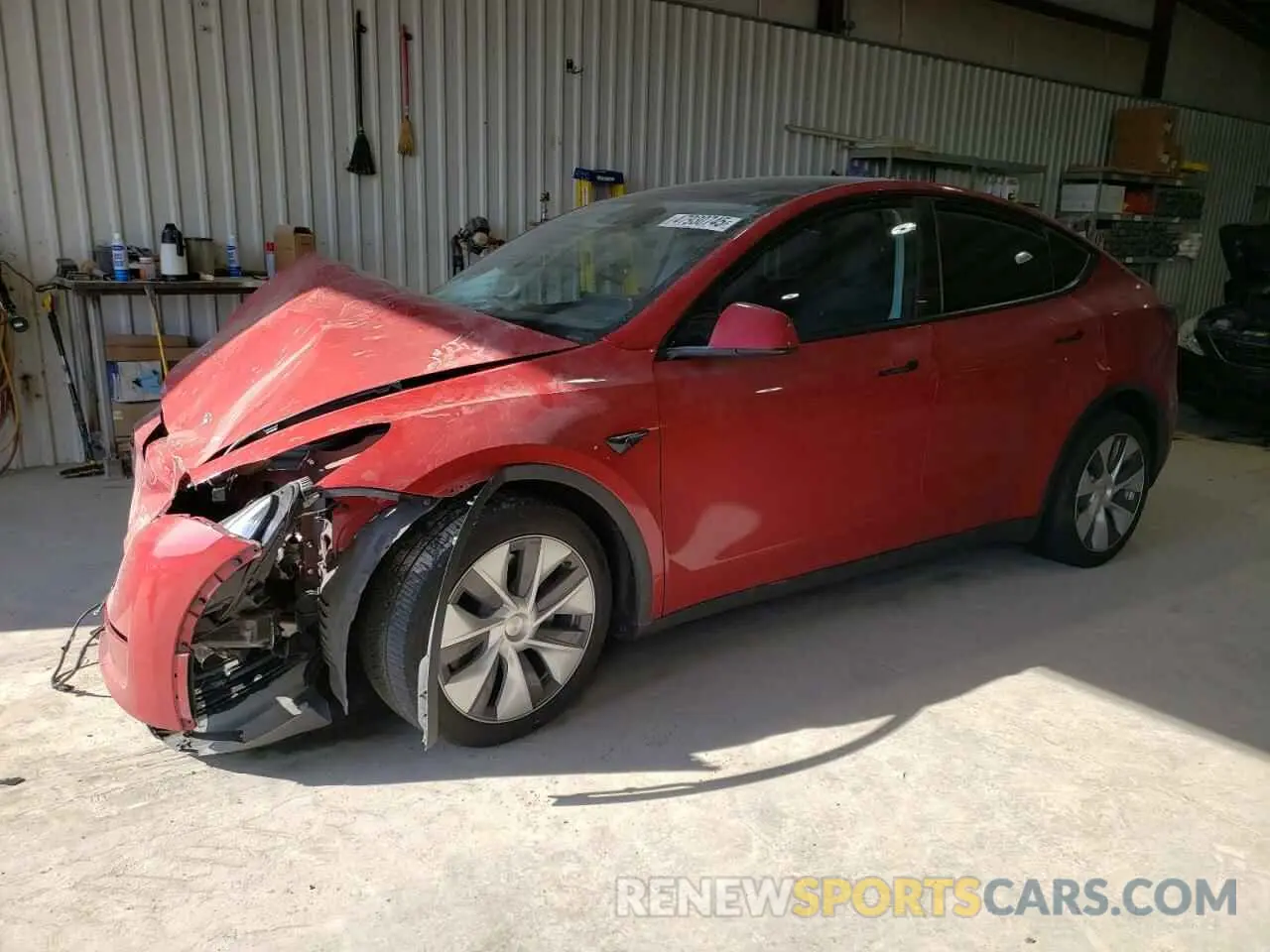 1 Photograph of a damaged car 7SAYGDEE6PA112243 TESLA MODEL Y 2023