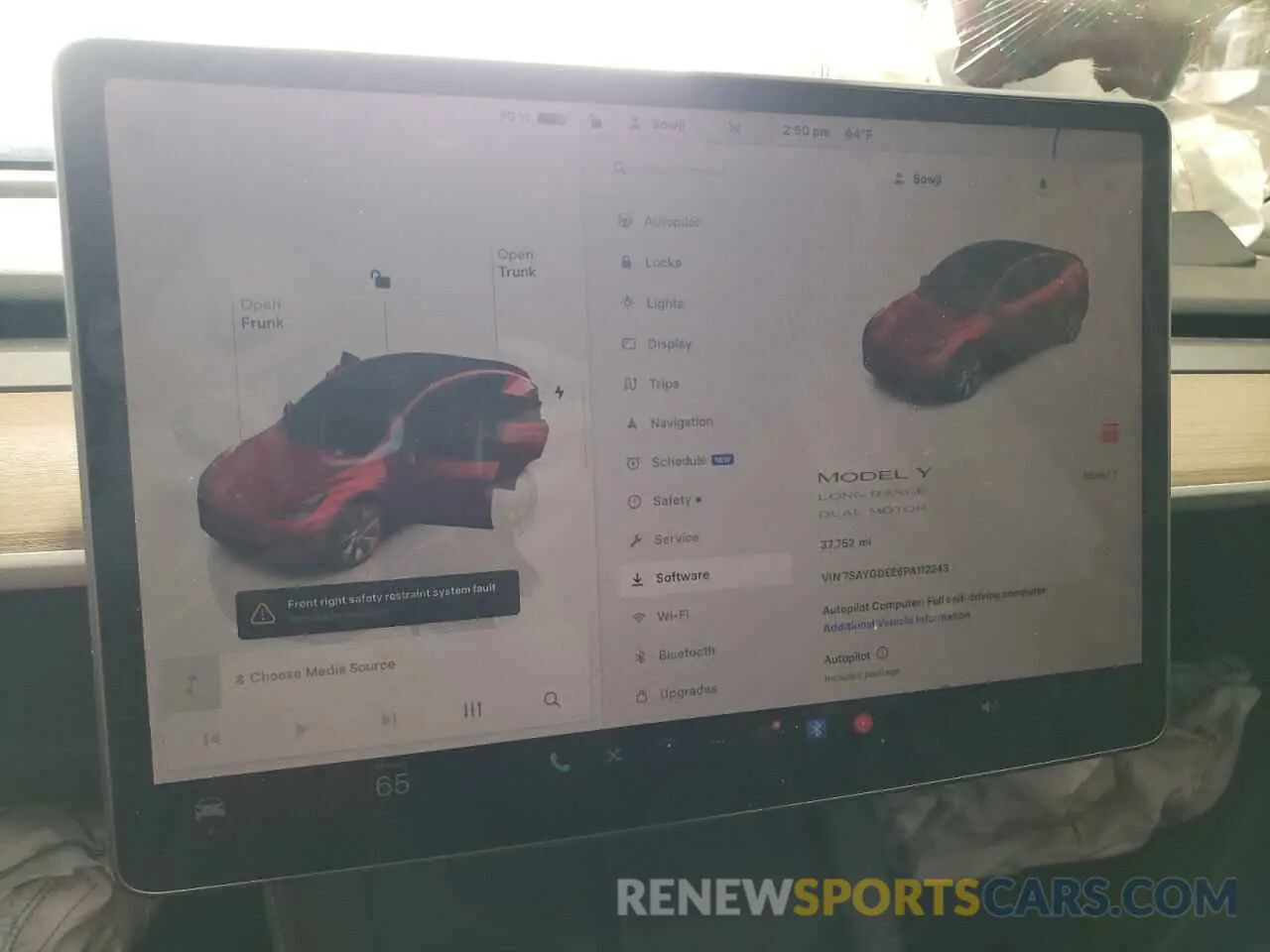 9 Photograph of a damaged car 7SAYGDEE6PA112243 TESLA MODEL Y 2023