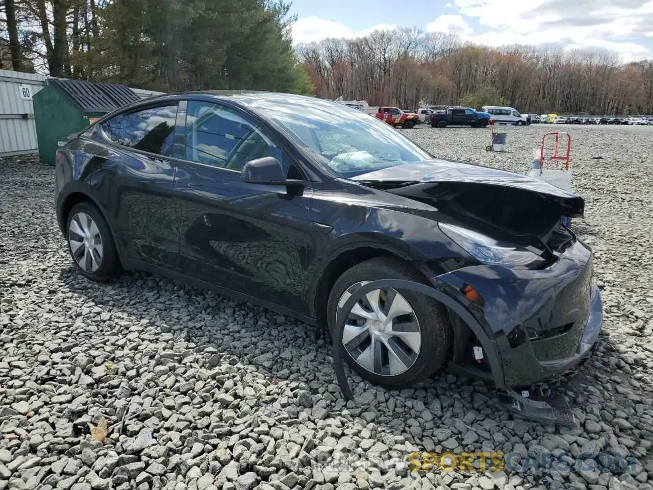 4 Photograph of a damaged car 7SAYGDEE6PA127292 TESLA MODEL Y 2023