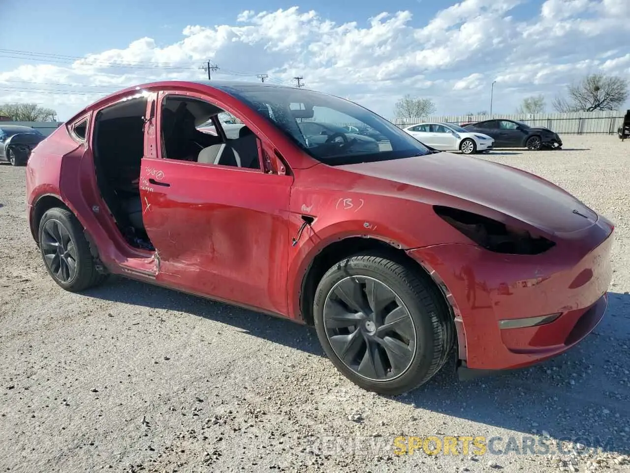 4 Photograph of a damaged car 7SAYGDEE6PA141189 TESLA MODEL Y 2023