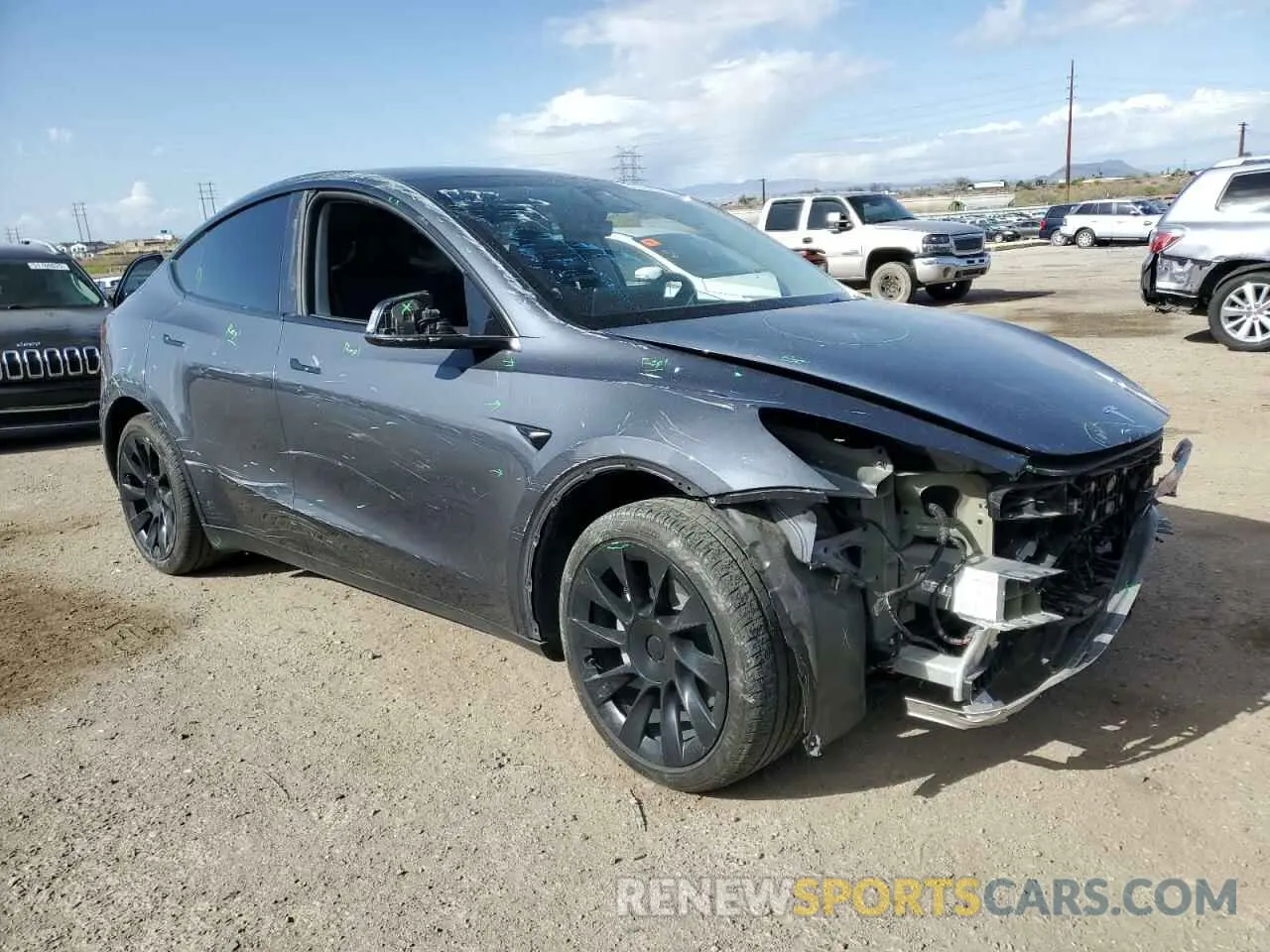 4 Photograph of a damaged car 7SAYGDEE6PA143010 TESLA MODEL Y 2023
