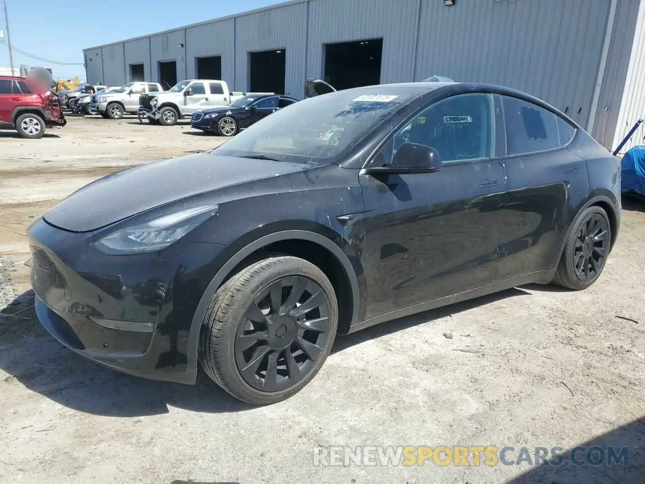 1 Photograph of a damaged car 7SAYGDEE6PA154153 TESLA MODEL Y 2023