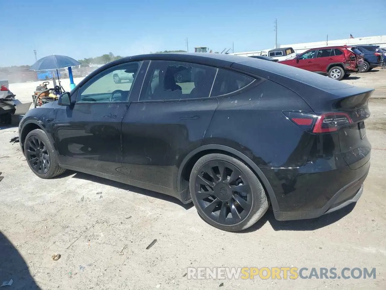 2 Photograph of a damaged car 7SAYGDEE6PA154153 TESLA MODEL Y 2023
