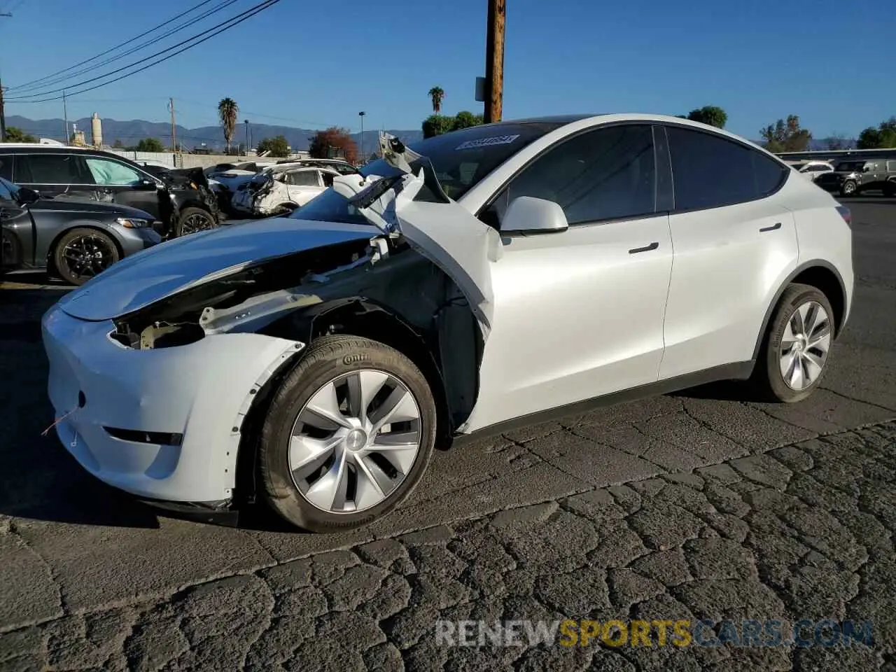 1 Photograph of a damaged car 7SAYGDEE6PA155383 TESLA MODEL Y 2023