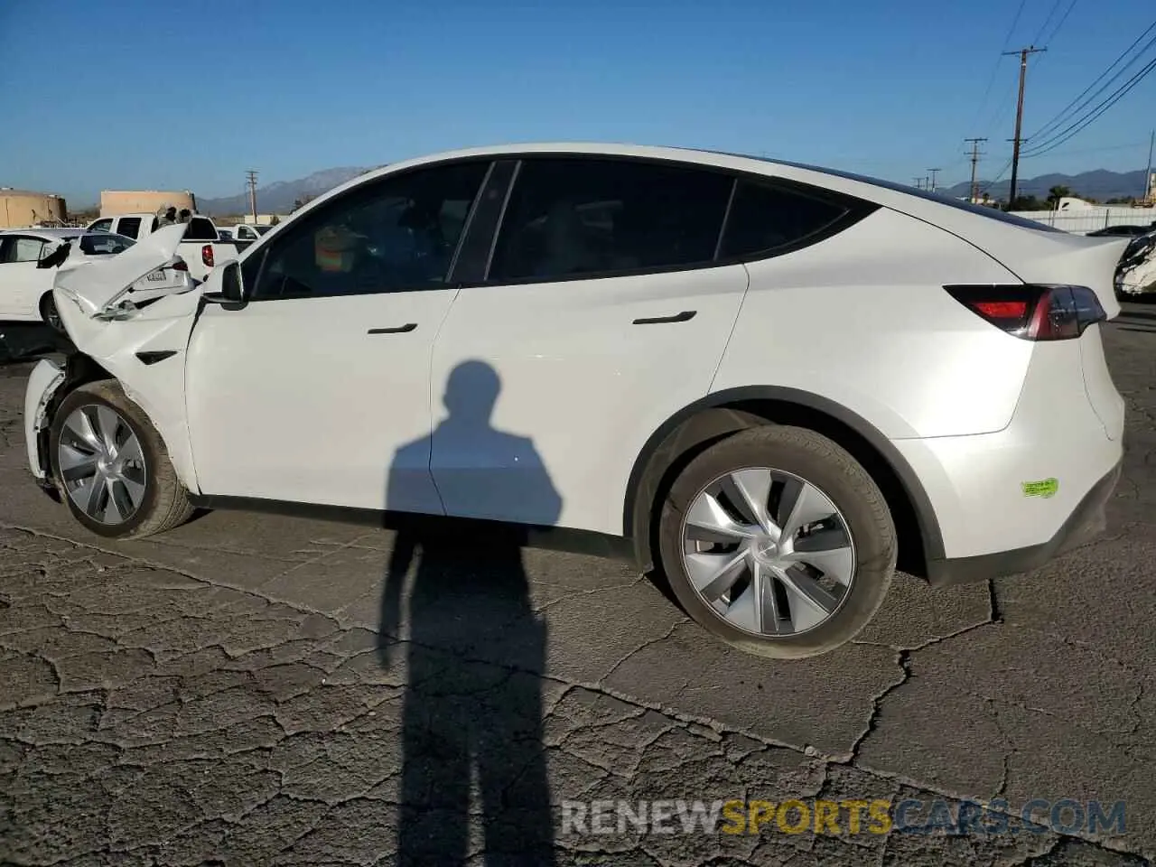 2 Photograph of a damaged car 7SAYGDEE6PA155383 TESLA MODEL Y 2023