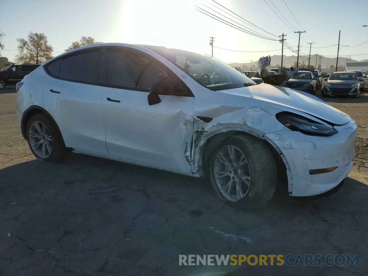 4 Photograph of a damaged car 7SAYGDEE6PA155383 TESLA MODEL Y 2023