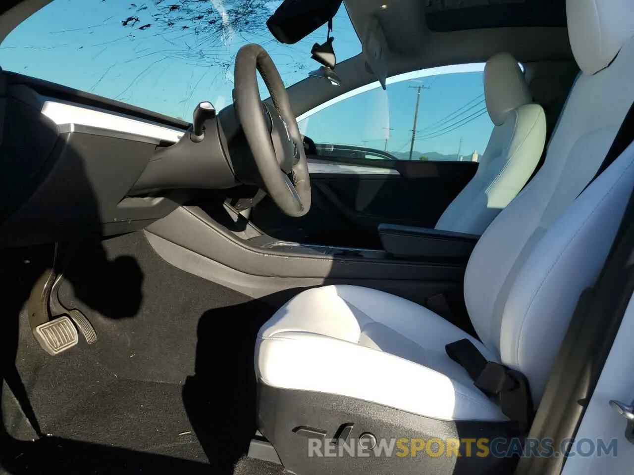 7 Photograph of a damaged car 7SAYGDEE6PA155383 TESLA MODEL Y 2023