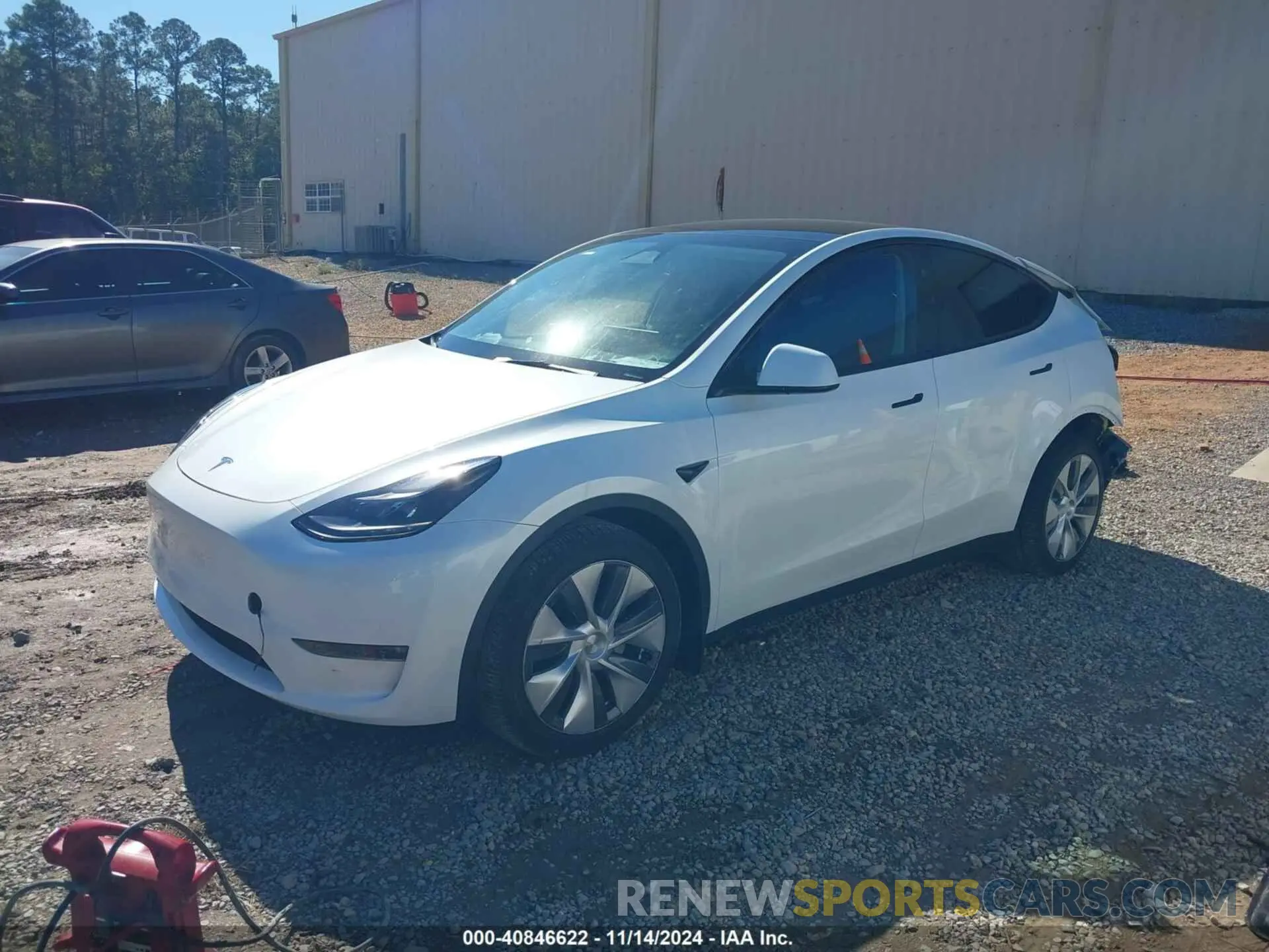 2 Photograph of a damaged car 7SAYGDEE6PA162723 TESLA MODEL Y 2023