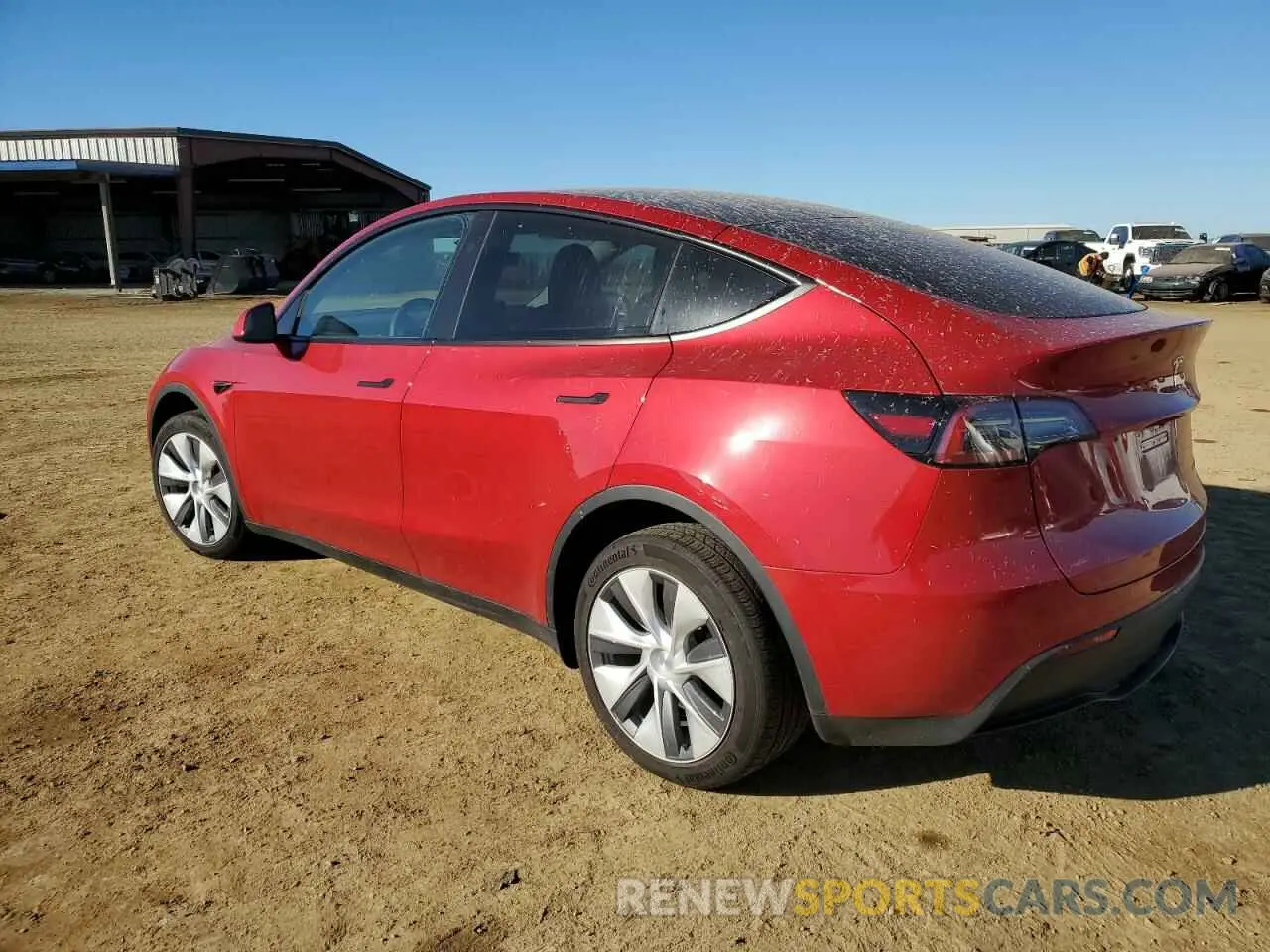 2 Photograph of a damaged car 7SAYGDEE6PA167386 TESLA MODEL Y 2023