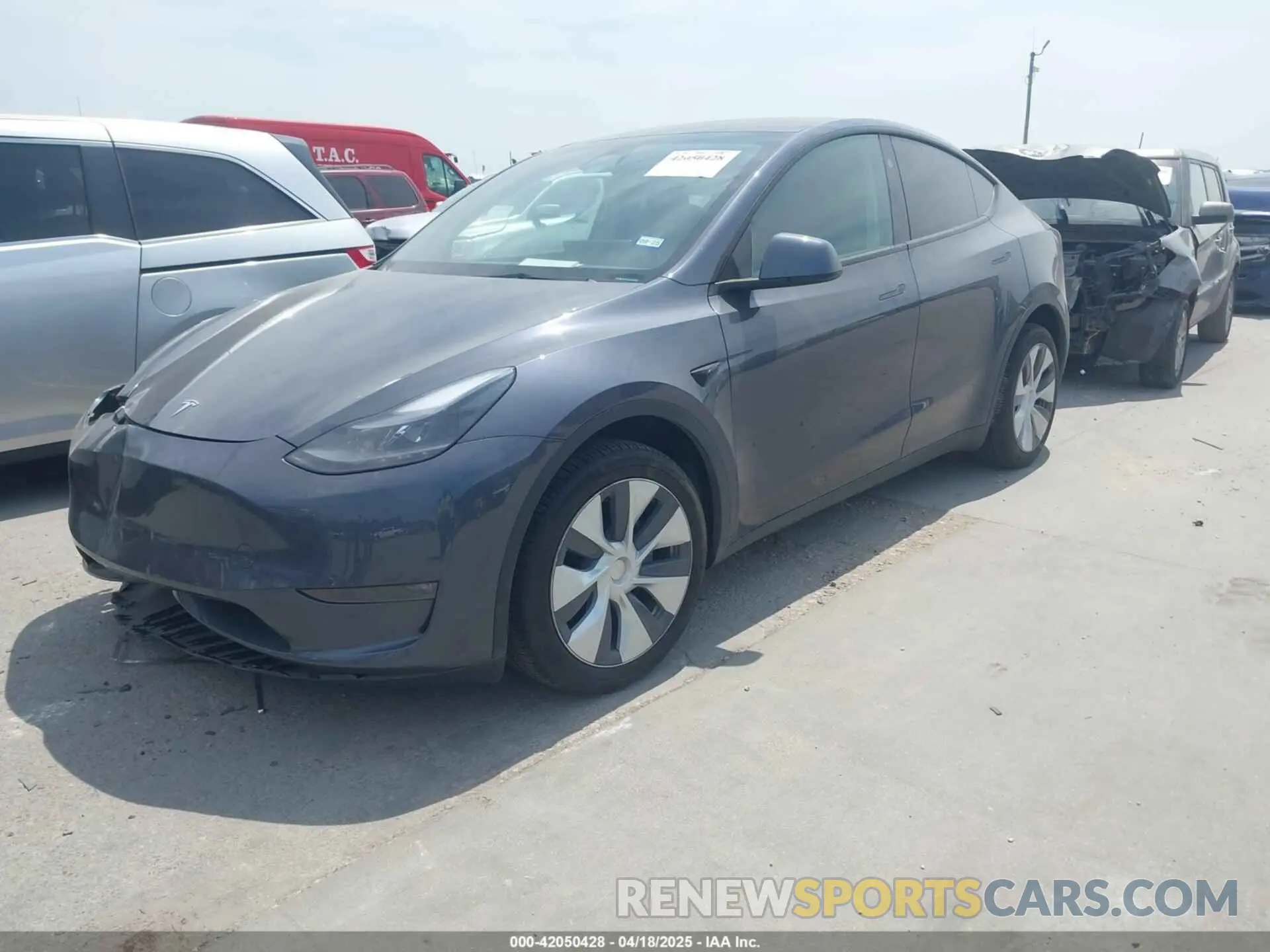 2 Photograph of a damaged car 7SAYGDEE6PA169168 TESLA MODEL Y 2023