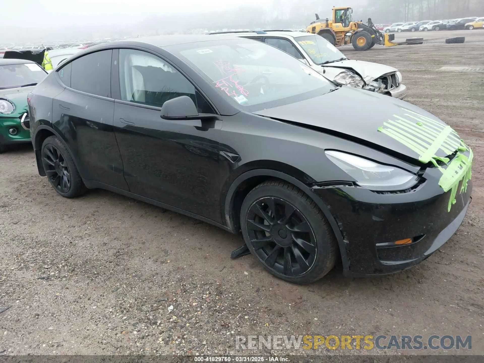 1 Photograph of a damaged car 7SAYGDEE6PA180980 TESLA MODEL Y 2023
