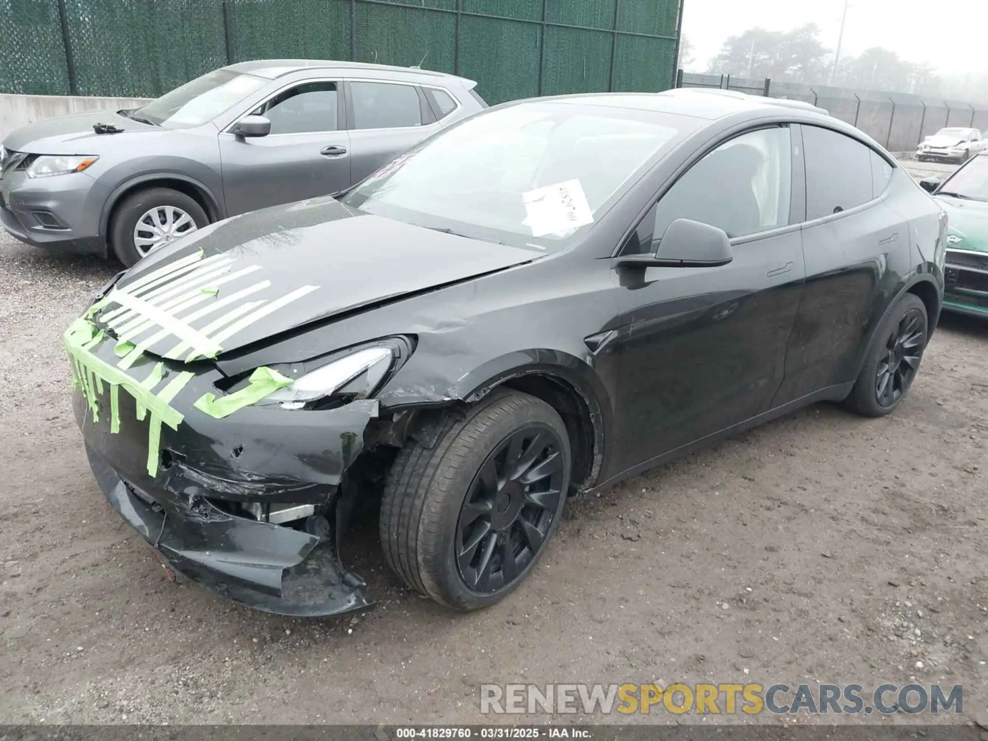2 Photograph of a damaged car 7SAYGDEE6PA180980 TESLA MODEL Y 2023