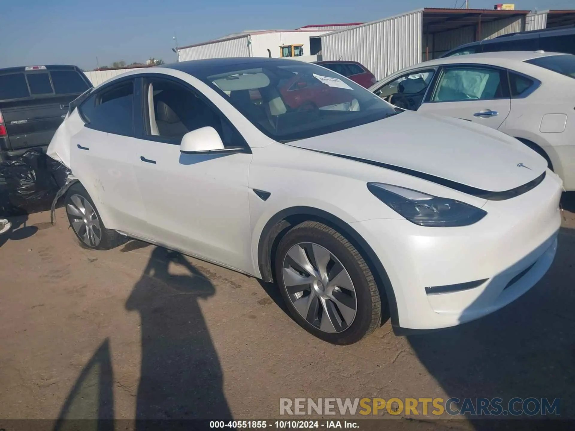 1 Photograph of a damaged car 7SAYGDEE6PA184740 TESLA MODEL Y 2023