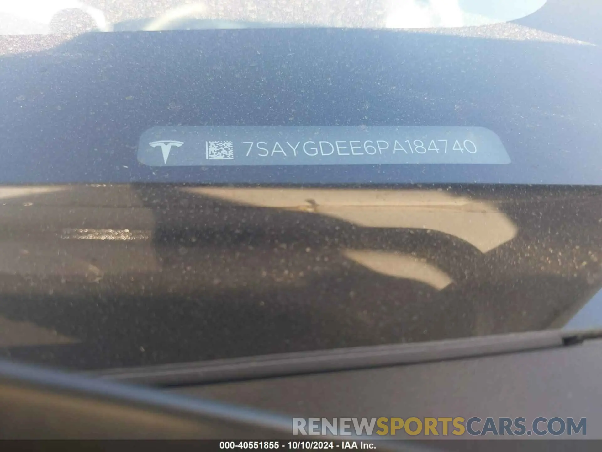 9 Photograph of a damaged car 7SAYGDEE6PA184740 TESLA MODEL Y 2023