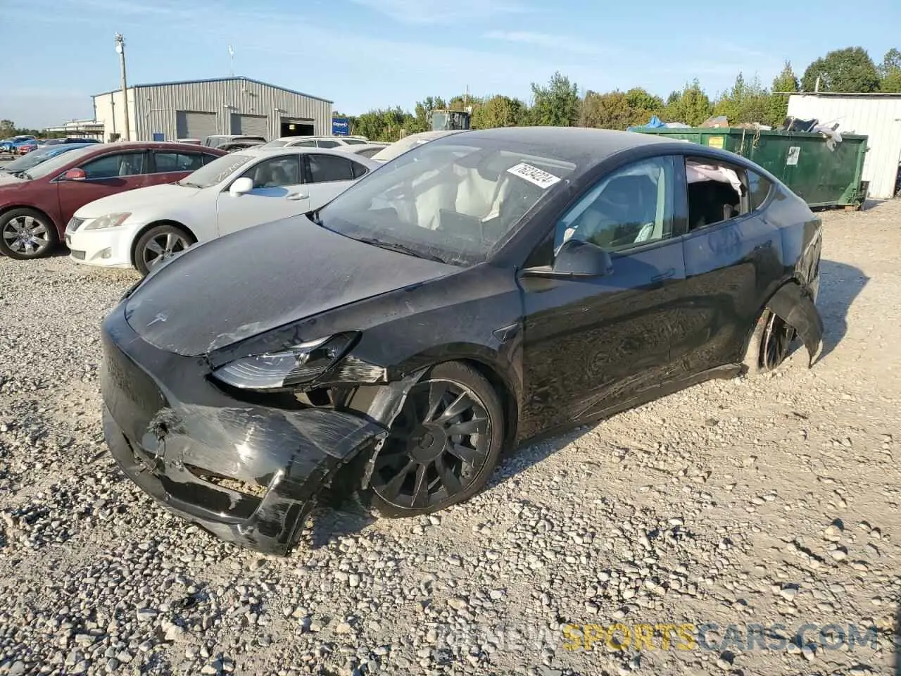 1 Photograph of a damaged car 7SAYGDEE6PA190991 TESLA MODEL Y 2023