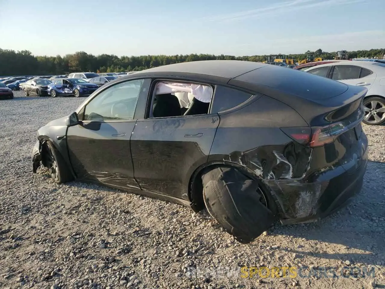 2 Photograph of a damaged car 7SAYGDEE6PA190991 TESLA MODEL Y 2023