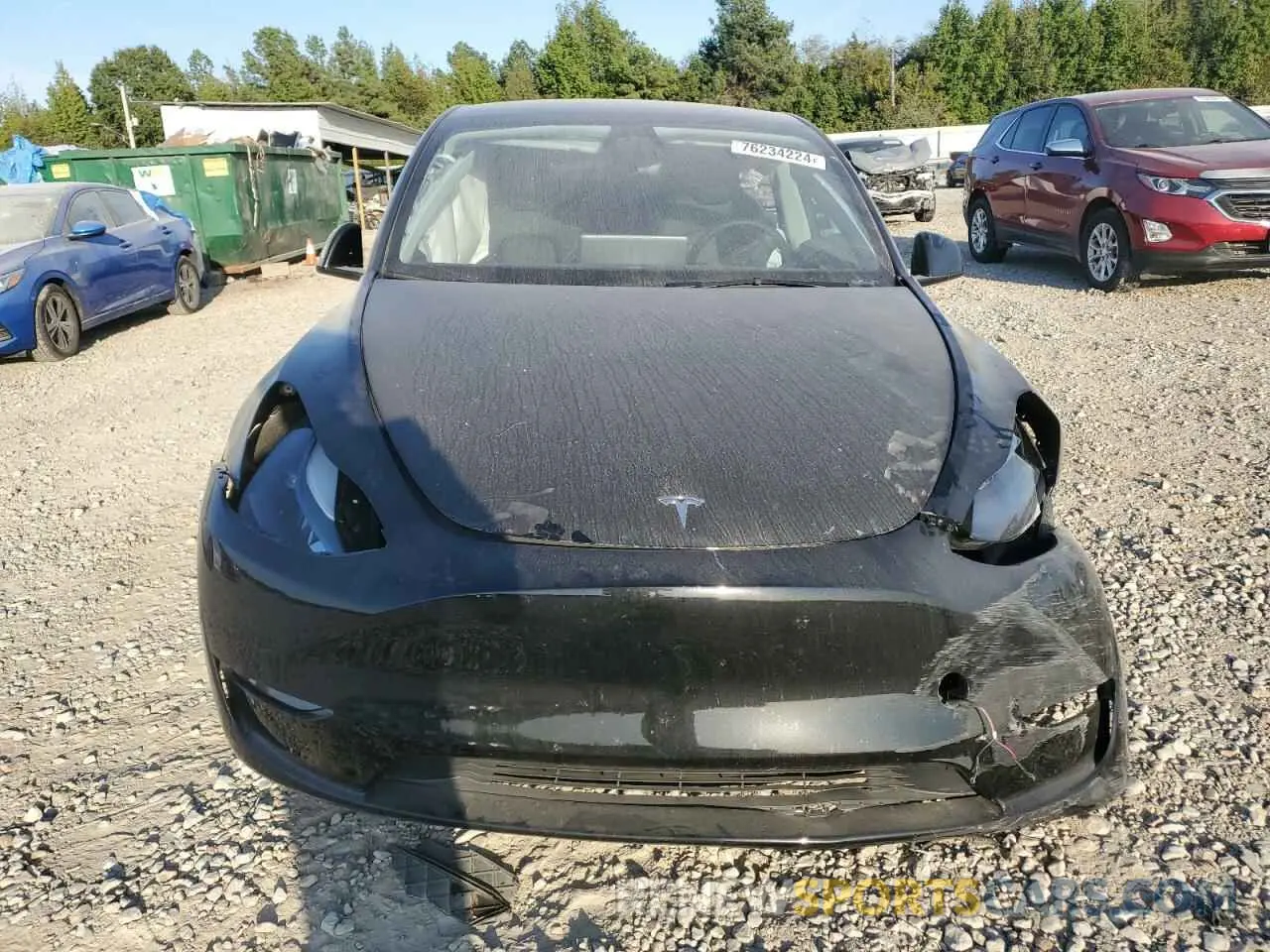 5 Photograph of a damaged car 7SAYGDEE6PA190991 TESLA MODEL Y 2023